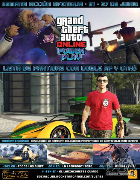 Outro evento semanal em GTA Online