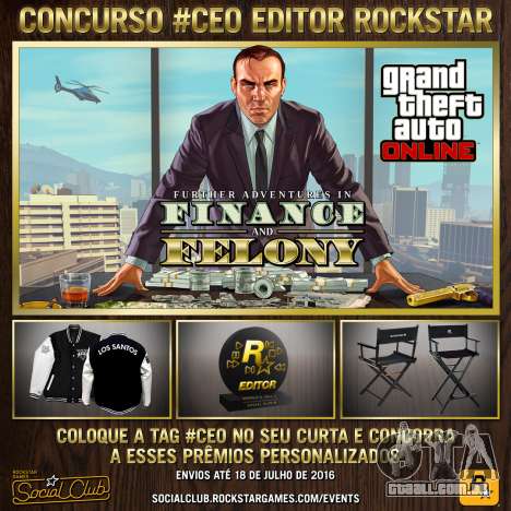 #CEO da Rockstar, Editor do concurso