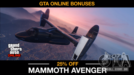 Mammoth Avenger, com desconto de GTA Online