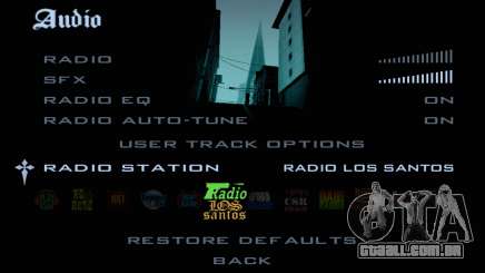 Rádio-faixas no GTA SA Rádio-faixas no GTA SA