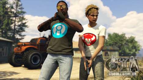 Presente de t-shirts em GTA Online