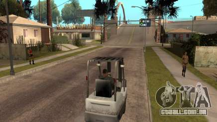 A empilhadeira no GTA San Andreas