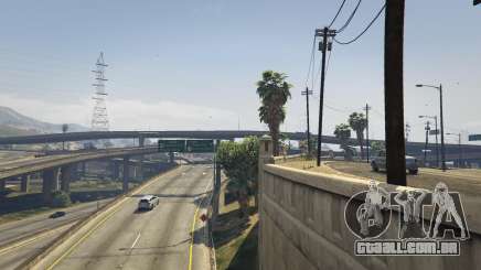 Vista sobre a cidade de GTA 5