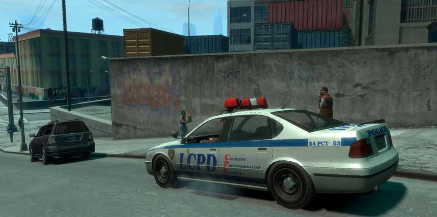 Fuga da Policia de Moto - GTA IV 