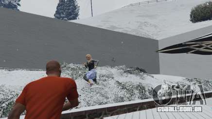 Luta de bolas de neve no GTA 5