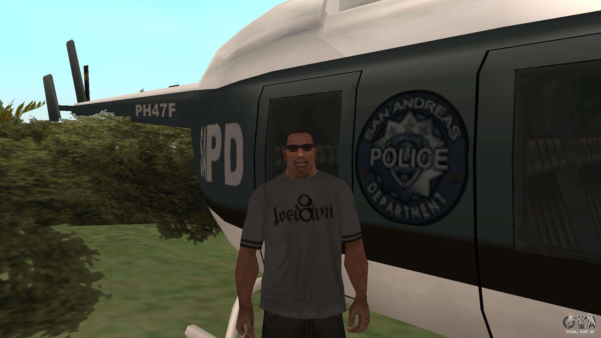 Como Pegar o Helicoptero da Polícia - GTA San Andreas 