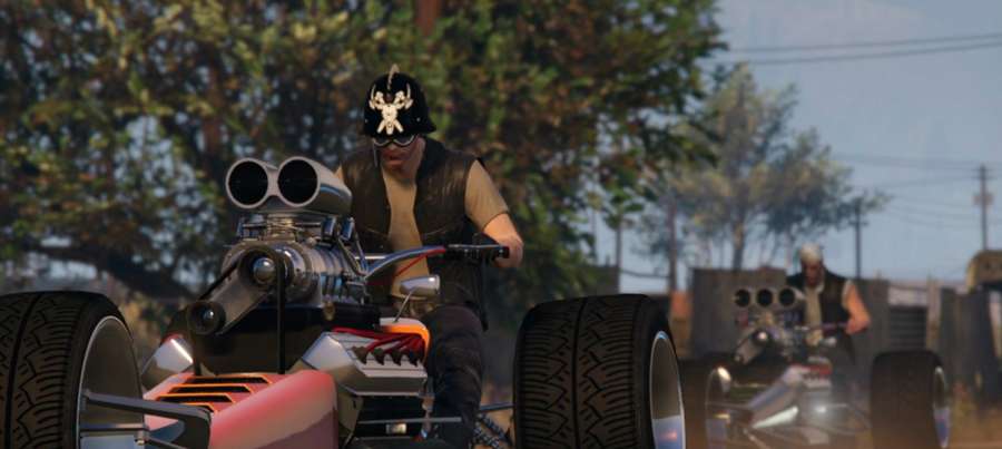 Oeste controla o foguete de GTA 5 Online