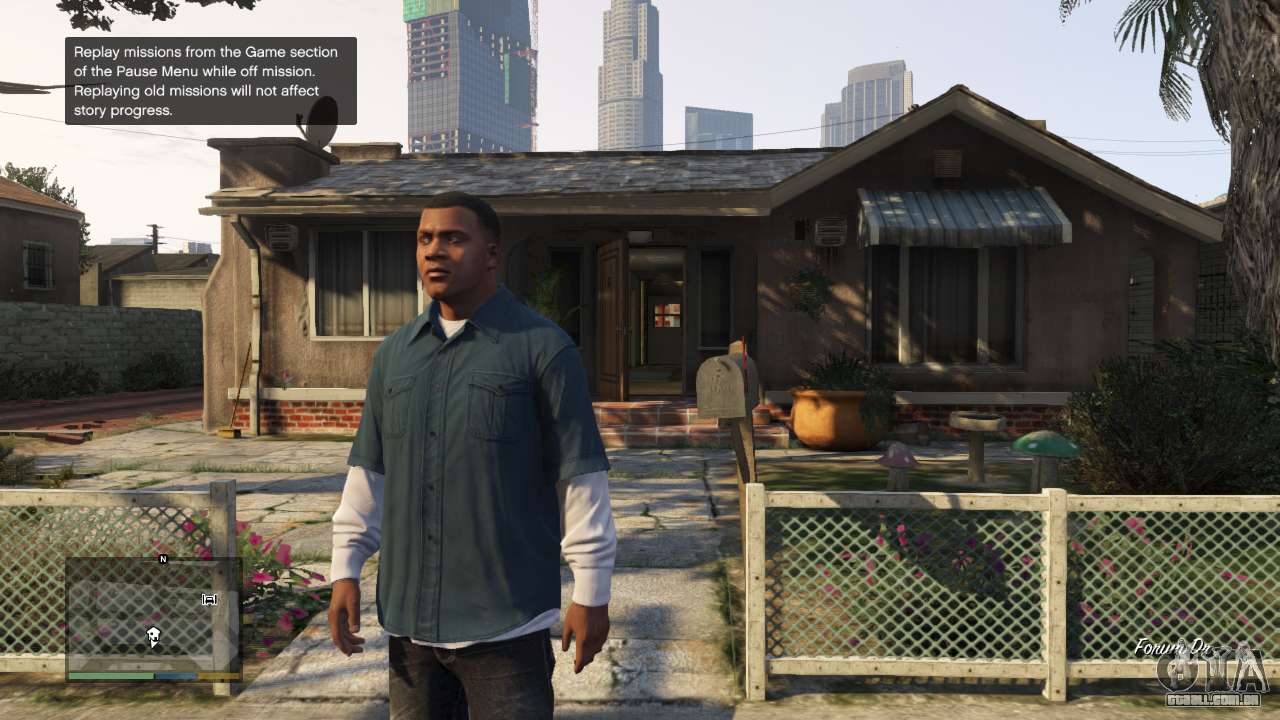 Descrição gangster Franklin de GTA 5: quantos anos ele tem, onde está a casa  no mapa