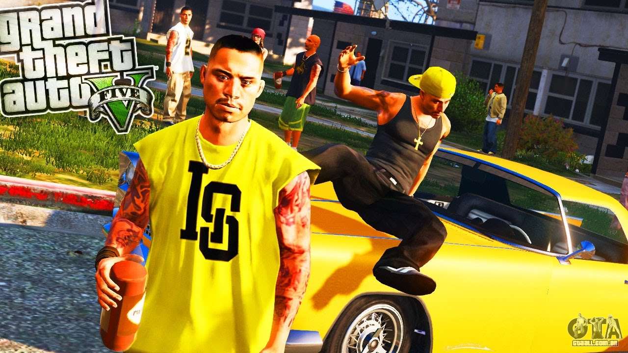 a MAIOR GU3RRA DE GANGUES do GTA SA - 100 BALLAS vs 100 GROVE