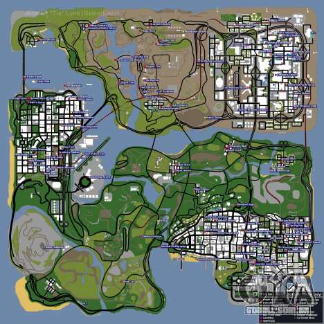 Mapa Secreto do GTA San Andreas