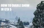 Como activar a neve em GTA 5 online