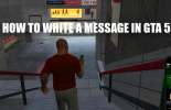 Escrever uma mensagem no GTA 5 online