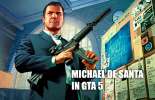 Michael de Santa noel é um personagem de GTA 5