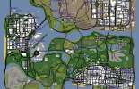 Mapa de locais secretos de GTA San Andreas