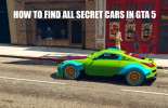 Maneiras de encontrar, GTA 5 carros secretos