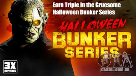 Ganhe o triplo de recompensas nos macabros Desafios de Bunker de Halloween
