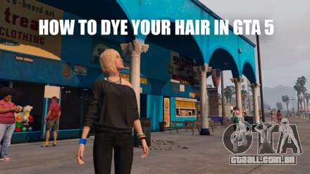 Como tingir o cabelo em GTA 5 online