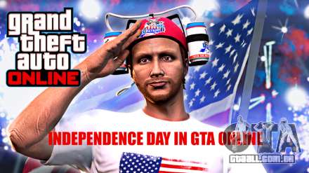 A celebração do dia da independência do GTA 5 Online