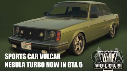 Carro desportivo Vulcar Nebula Turbo passou a venda de GTA 5 Online