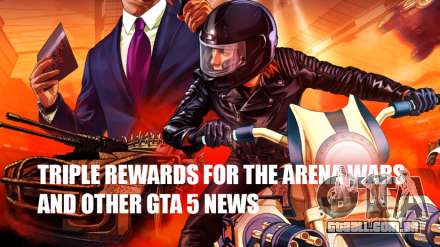 Recompensas e bônus para a Arena Wars e outras notícias em GTA 5 Online desta semana