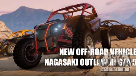 O novo SUV Nagasaki Bandido apareceu em GTA 5 Online