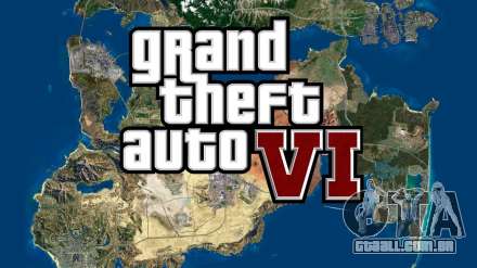 O mapa do mundo do jogo em GTA 6