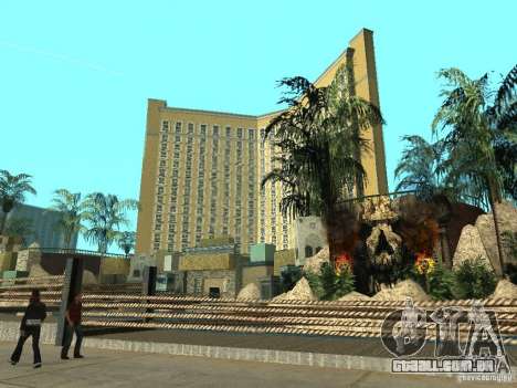 Novas texturas para casino Visage para GTA San Andreas