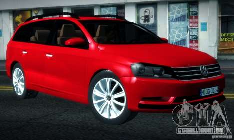 Volkswagen Passat B7 2012 para GTA San Andreas
