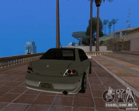 Mitsubishi Lancer Evolution VIII para GTA San Andreas