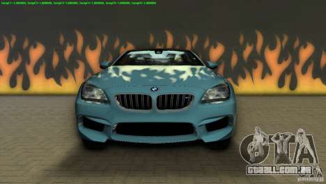BMW M6 2013 para GTA Vice City