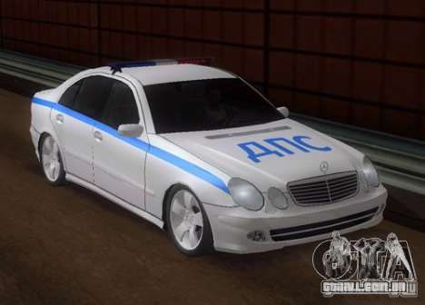 MERCEDES BENZ E500 w211 SE polícia Rússia para GTA San Andreas