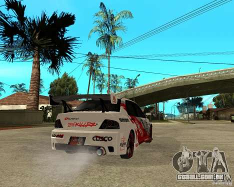 Lancer Evolution VIII, os americanos interveio para GTA San Andreas