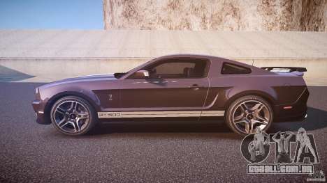 Ford Mustang Shelby GT500 2010 (Final) para GTA 4