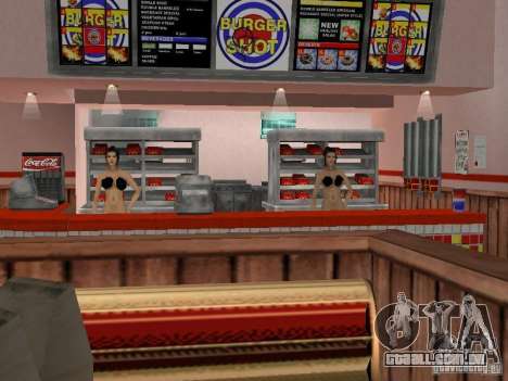 Burger Girls XXX para GTA San Andreas