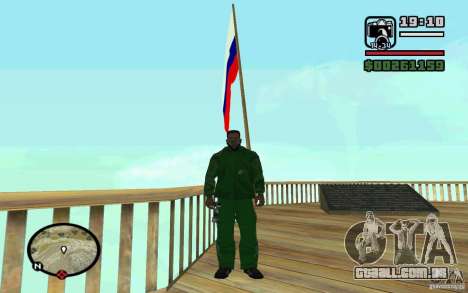 A bandeira da Rússia no Chiliad para GTA San Andreas