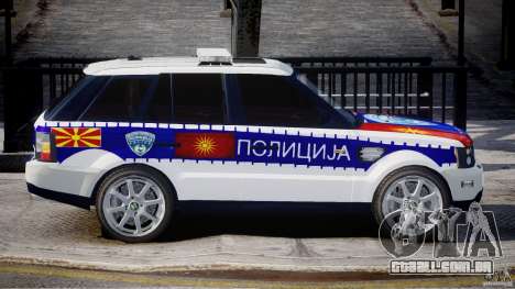 Range Rover Macedonian Police [ELS] para GTA 4
