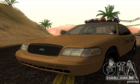 Ford Crown Victoria Kansas Police para GTA San Andreas