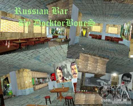 Bar inglês em Gantone no estilo da URSS para GTA San Andreas