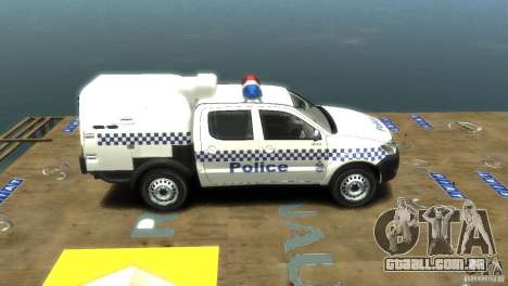 Toyota Hilux Australian Police ELS para GTA 4