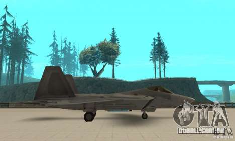 F-22 Grey para GTA San Andreas