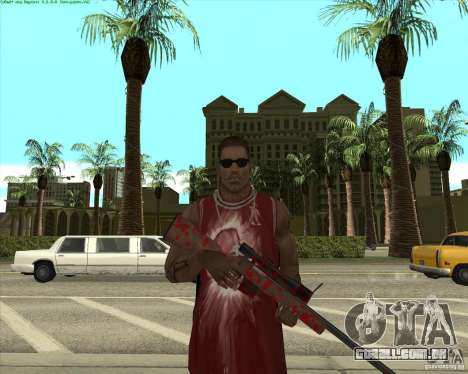 Blood Weapons Pack para GTA San Andreas