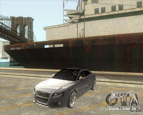 Audi S5 V8 custom 2008 para GTA San Andreas