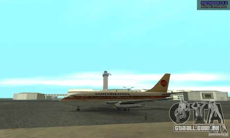 Boeing 737-100 para GTA San Andreas