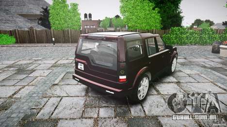Land Rover Discovery 4 2011 para GTA 4