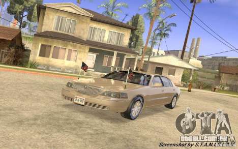 Lincoln Towncar Secret Service para GTA San Andreas