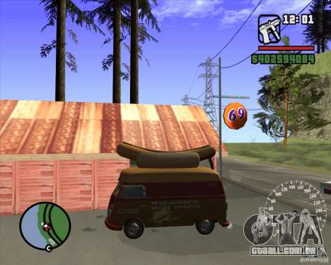 Volkswagen Transporter T1 Hot Dog para GTA San Andreas