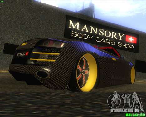 Audi R8 Mansory para GTA San Andreas