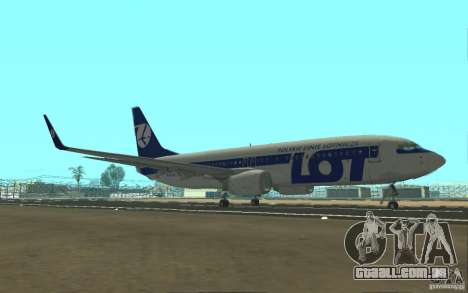 Boeing 737 LOT Polish Airlines para GTA San Andreas