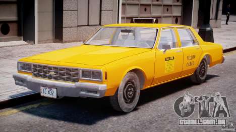 Chevrolet Impala Taxi 1983 [Final] para GTA 4