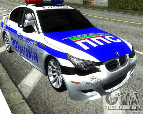 BMW M5 E60 polícia para GTA San Andreas